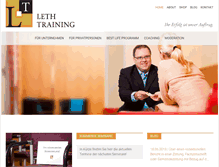 Tablet Screenshot of leth-training.com